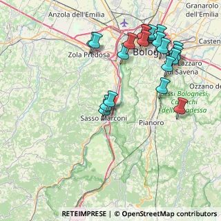 Mappa Via Maranina, 40037 Sasso Marconi BO, Italia (9.156)