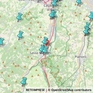 Mappa Via Maranina, 40037 Sasso Marconi BO, Italia (6.8365)