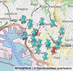 Mappa Vico Stella, 16123 Genova GE, Italia (0.876)