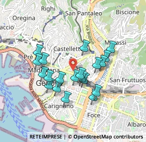 Mappa Via S. Bartolomeo degli Armeni, 16122 Genova GE, Italia (0.773)