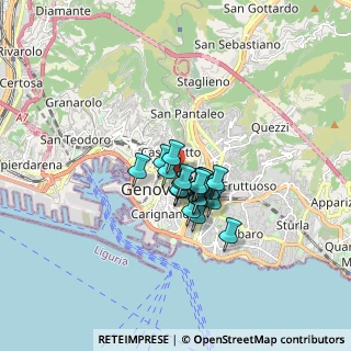 Mappa Via S. Bartolomeo degli Armeni, 16122 Genova GE, Italia (0.9555)