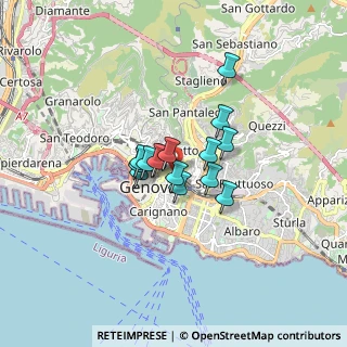 Mappa Via S. Bartolomeo degli Armeni, 16122 Genova GE, Italia (0.99533)