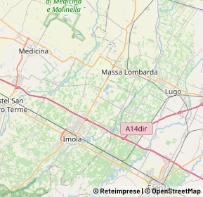 Mappa 40026 Mordano BO, Italia (7.3275)