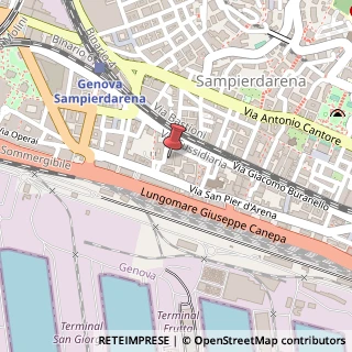 Mappa Via del Monastero, 10R, 16149 Genova, Genova (Liguria)