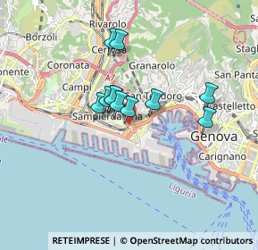 Mappa Sopraelevata Aldo Moro, 16149 Genova GE, Italia (1.22636)