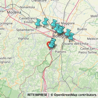 Mappa Via Mongardino, 40037 Sasso Marconi BO, Italia (10.62917)