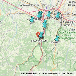 Mappa Via Mongardino, 40037 Sasso Marconi BO, Italia (6.18364)