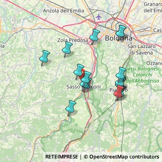 Mappa Via Mongardino, 40037 Sasso Marconi BO, Italia (7.04875)