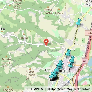 Mappa Via Mongardino, 40037 Sasso Marconi BO, Italia (1.581)
