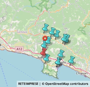 Mappa 16036 Uscio GE, Italia (6.02643)