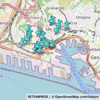 Mappa A7 Milano - Genova, 16149 Genova GE, Italia (0.7775)