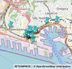 Mappa Via Milano, 16126 Genova GE, Italia (0.5655)