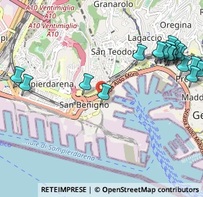 Mappa Via Milano, 16126 Genova GE, Italia (1.3595)