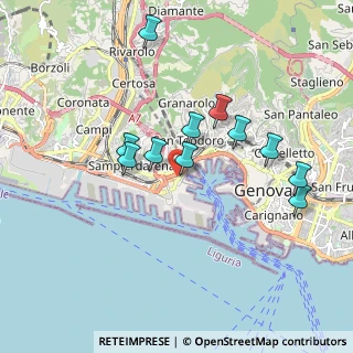 Mappa A7 Milano - Genova, 16149 Genova GE, Italia (1.70182)