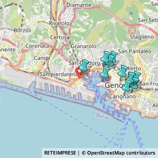 Mappa A7 Milano - Genova, 16149 Genova GE, Italia (2.08364)