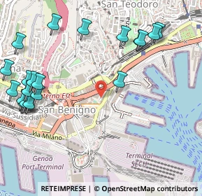 Mappa Via Milano, 16126 Genova GE, Italia (0.703)