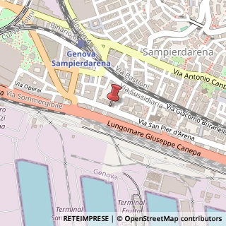 Mappa Genova Sampierdarena, 319r, 16149 Genova, Genova (Liguria)