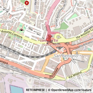 Mappa Via Giovanni Battista Carpaneto, 38/R, 16149 Genova, Genova (Liguria)