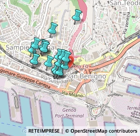 Mappa Via Carpaneto, 16149 Genova GE, Italia (0.3605)