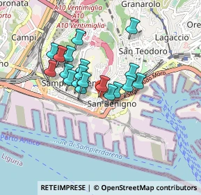 Mappa Via Carpaneto, 16149 Genova GE, Italia (0.6825)