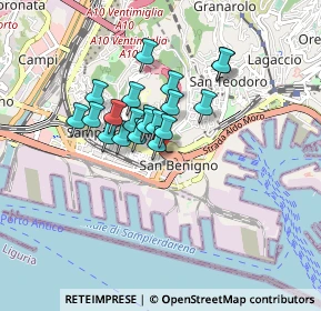 Mappa Via Carpaneto, 16149 Genova GE, Italia (0.609)