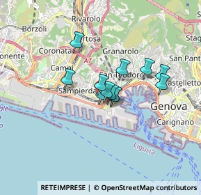 Mappa Via Carpaneto, 16149 Genova GE, Italia (1.09333)