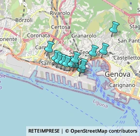 Mappa Via Carpaneto, 16149 Genova GE, Italia (0.93538)