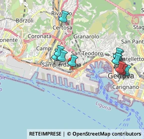 Mappa Via Carpaneto, 16149 Genova GE, Italia (1.90167)