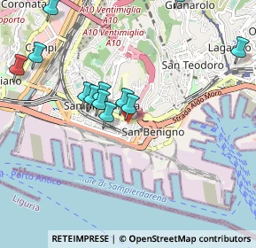 Mappa Via Privata Chiesa delle Grazie, 16149 Genova GE, Italia (1.03083)