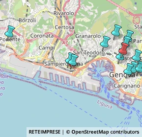 Mappa Via degli Arditi, 16149 Genova GE, Italia (2.64692)