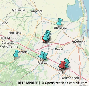 Mappa Via Cesare Ruina, 48022 Lugo RA, Italia (14.01467)