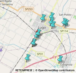 Mappa Via Cesare Ruina, 48022 Lugo RA, Italia (1.81)