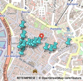 Mappa Piazza dei Macelli di Soziglia, 16123 Genova GE, Italia (0.2165)