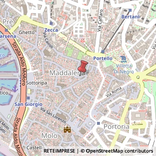 Mappa Via della Maddalena, 20/R, 16100 Genova, Genova (Liguria)