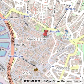 Mappa Piazza della Maddalena, 7, 16124 Genova, Genova (Liguria)