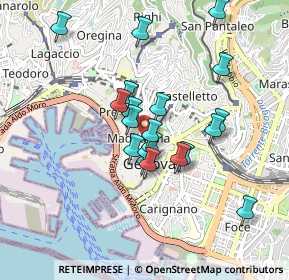 Mappa Via dei Macelli di Soziglia, 16123 Genova GE, Italia (0.7495)