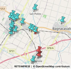 Mappa Via Prov.le Cotignola, 48022 Lugo RA, Italia (2.416)