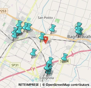 Mappa Via Prov.le Cotignola, 48022 Lugo RA, Italia (2.344)