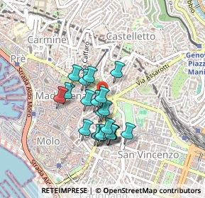 Mappa Salita Santa Caterina, 16122 Genova GE, Italia (0.3385)