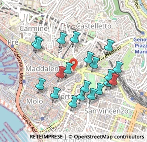 Mappa Salita Santa Caterina, 16122 Genova GE, Italia (0.437)