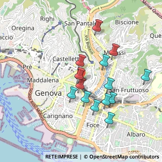 Mappa Via Felice Romani, 16122 Genova GE, Italia (0.85429)