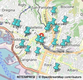 Mappa Via Felice Romani, 16122 Genova GE, Italia (0.944)