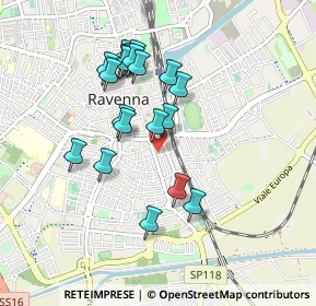 Mappa Via Cesarea, 48123 Ravenna RA, Italia (0.8345)