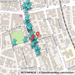 Mappa Via Cesarea, 48123 Ravenna RA, Italia (0.11852)