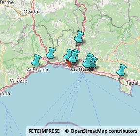 Mappa Via Pionieri Ed Aviatori D'Italia, 16152 Genova GE, Italia (8.93083)