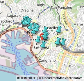 Mappa Via Luccoli, 16123 Genova GE, Italia (0.7045)