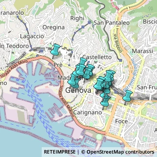 Mappa Piazza del Ferro, 16123 Genova GE, Italia (0.6165)