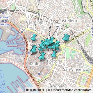 Mappa Piazza del Ferro, 16123 Genova GE, Italia (0.2525)