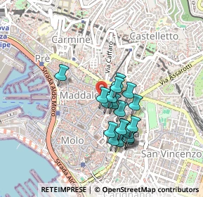 Mappa Via Luccoli, 16123 Genova GE, Italia (0.355)