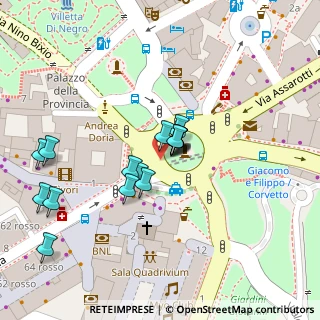 Mappa Piazza Corvetto, 16122 Genova GE, Italia (0.03125)
